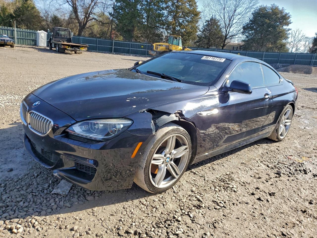 2013 Bmw 650 Xi Black vin: WBAYM1C5XDDZ02655