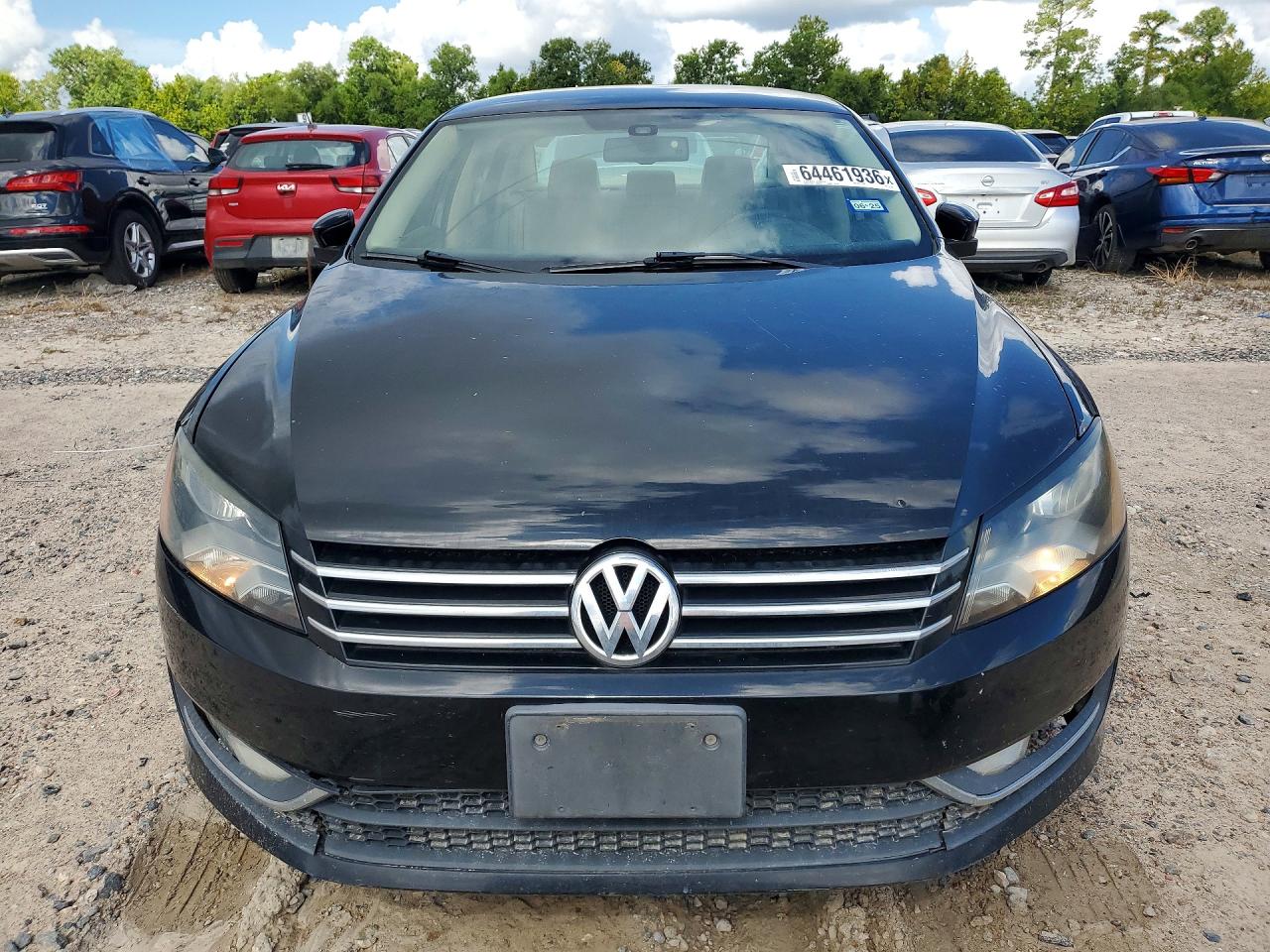 2015 Volkswagen Passat S Black vin: 1VWAS7A33FC121142