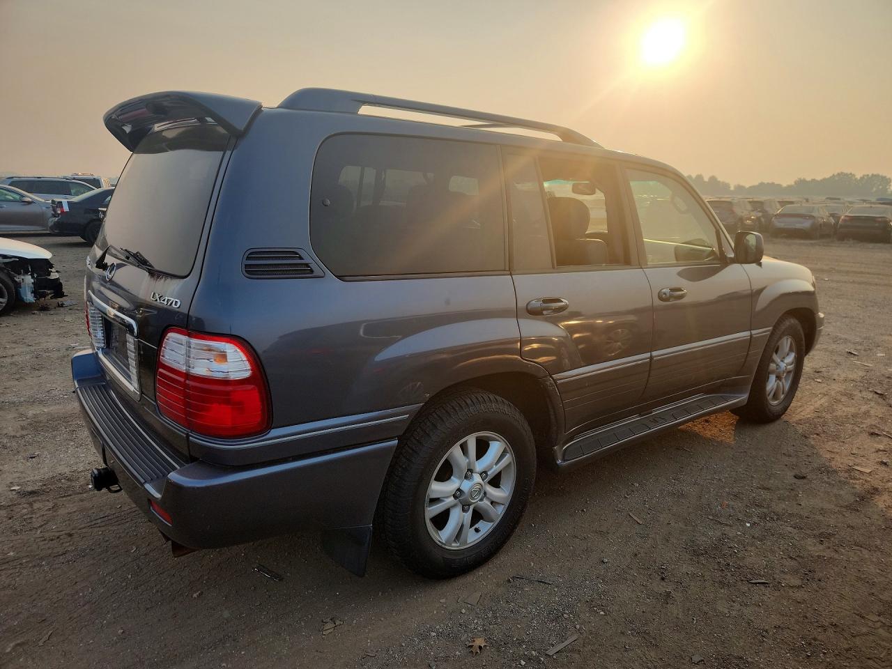 2005 Lexus Lx 470 Black vin: JTJHT00W853551391