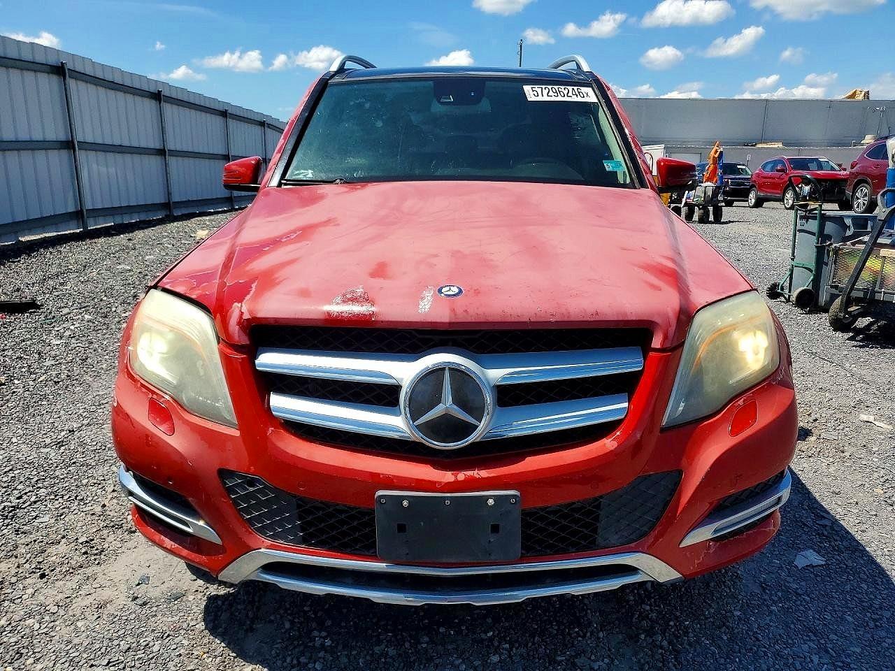 2013 Mercedes-benz Glk 350 4matic Red vin: WDCGG8JB3DF971774