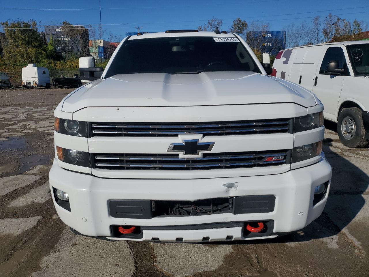 2016 Chevrolet Silverado K2500 Heavyo Duty Ltz White vin: 1GC1KWEG6GF224968