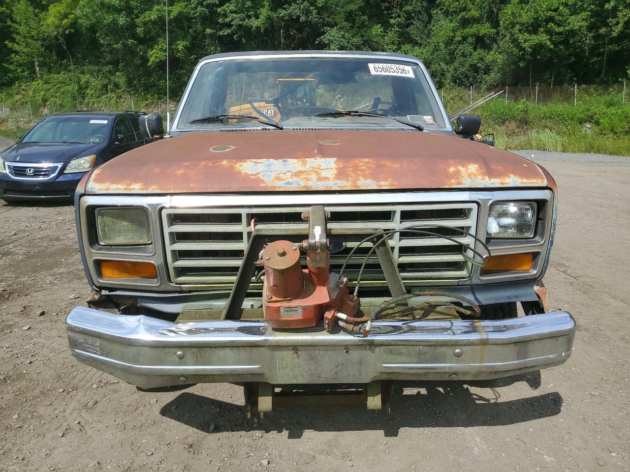 1986 Ford F150 Gray vin: 2FTEF14N9GCB78959