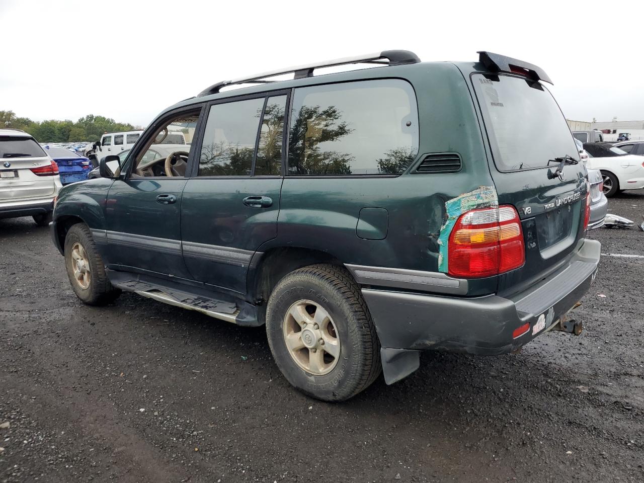 1998 Toyota Land Cruiser Green vin: JT3HT05J5W0016834