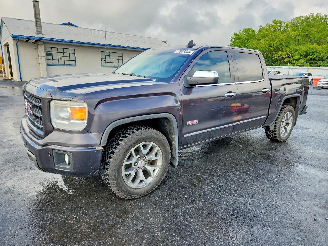 2015 Gmc Sierra K1500 Slt Gray vin: 3GTU2VEC0FG332634