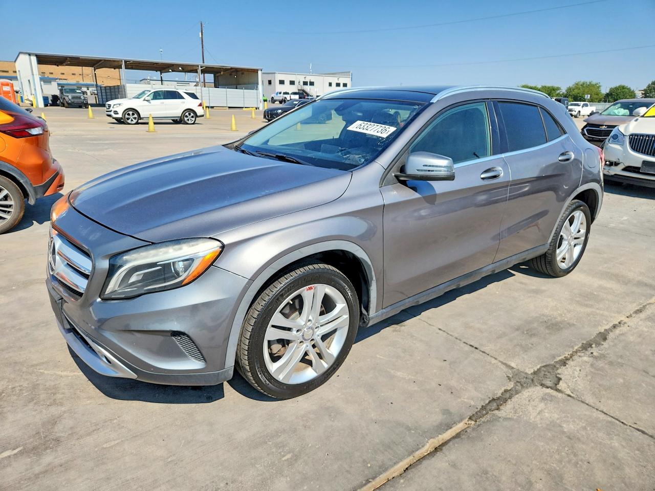2015 Mercedes-benz Gla 250 4matic Gray vin: WDCTG4GB1FJ047476