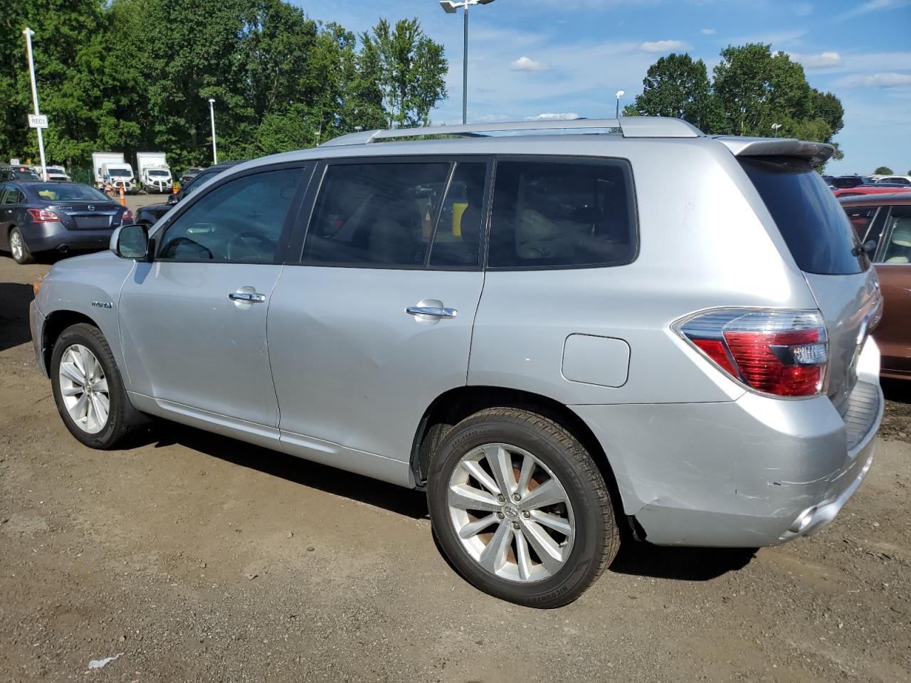 2010 Toyota Highlander Hybrid Серебряный vin: JTEBW3EH9A2046130