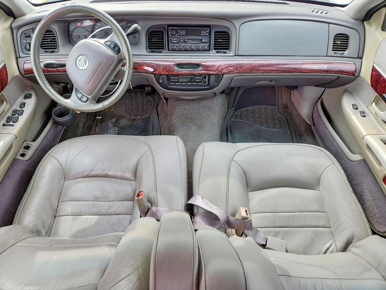 2001 Mercury Grand Marquis Ls White vin: 2MEFM75W41X620999