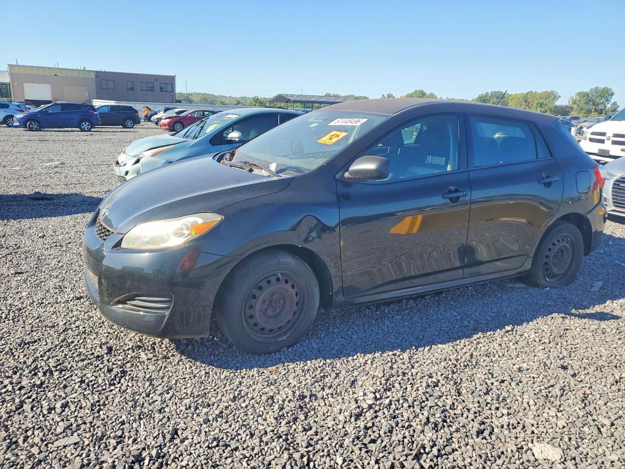 2010 Toyota Matrix Base Black vin: 2T1KU4EE2AC346423