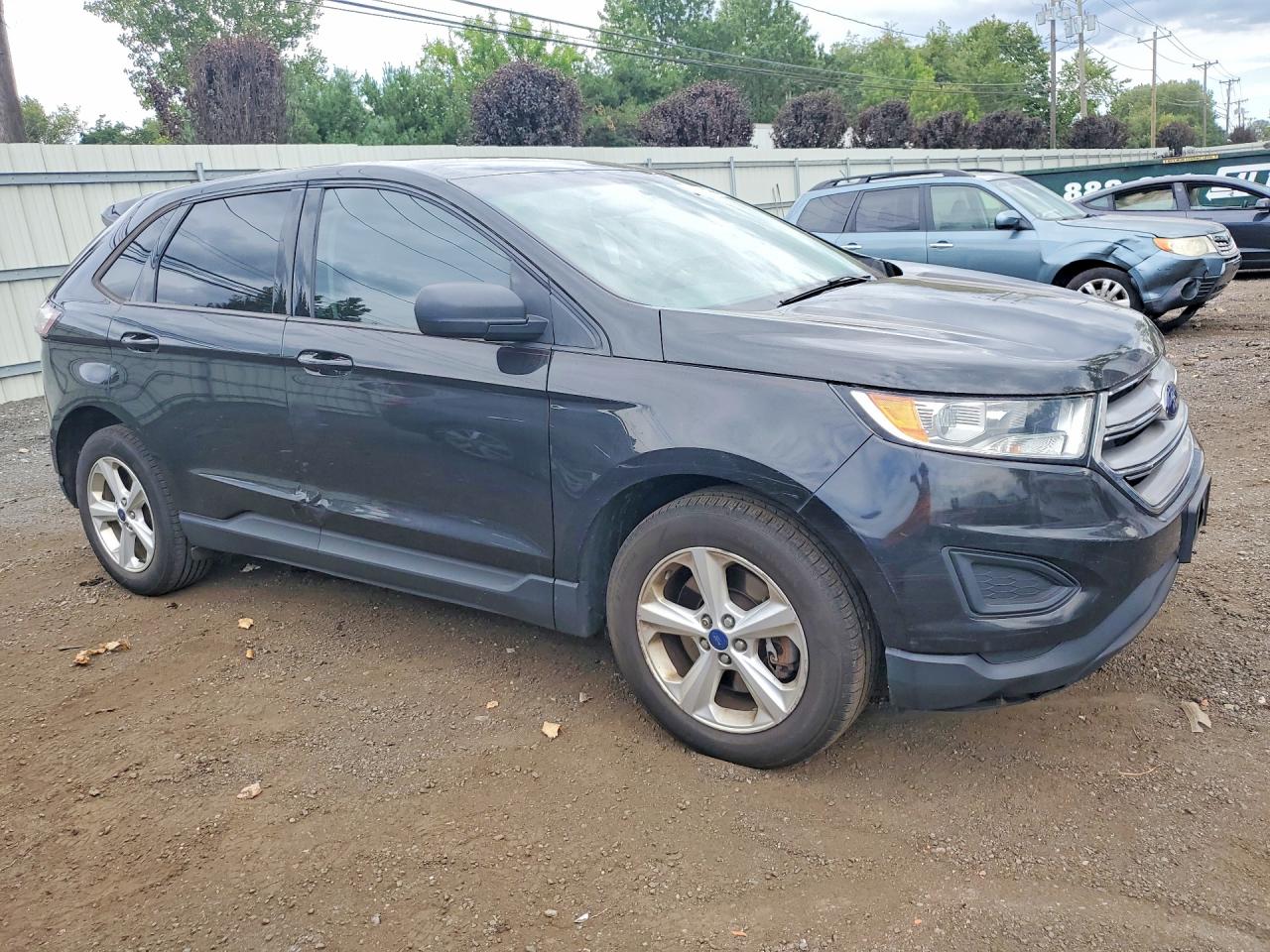2015 Ford Edge Se Black vin: 2FMTK4G94FBC08534