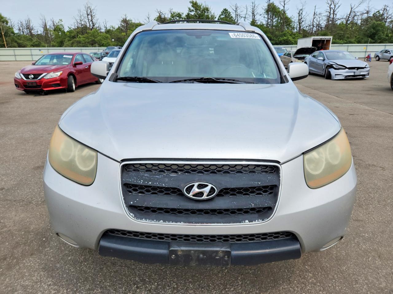 2007 Hyundai Santa Fe Se Silver vin: 5NMSH73E37H030427