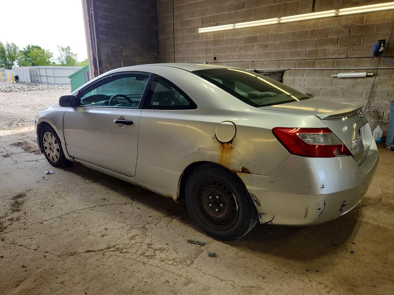 2007 Honda Civic Dx Серебряный vin: 2HGFG12227H544713