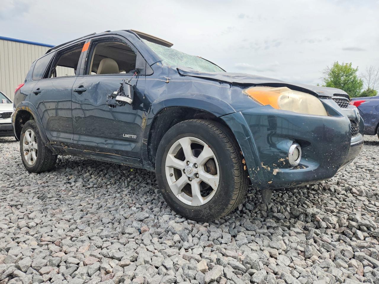 2010 Toyota Rav4 Limited Blue vin: JTMDK4DV7A5096478