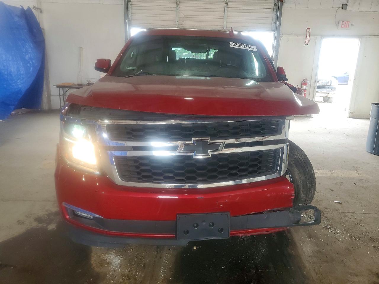2015 Chevrolet Tahoe K1500 Lt Red vin: 1GNSKBKCXFR697744