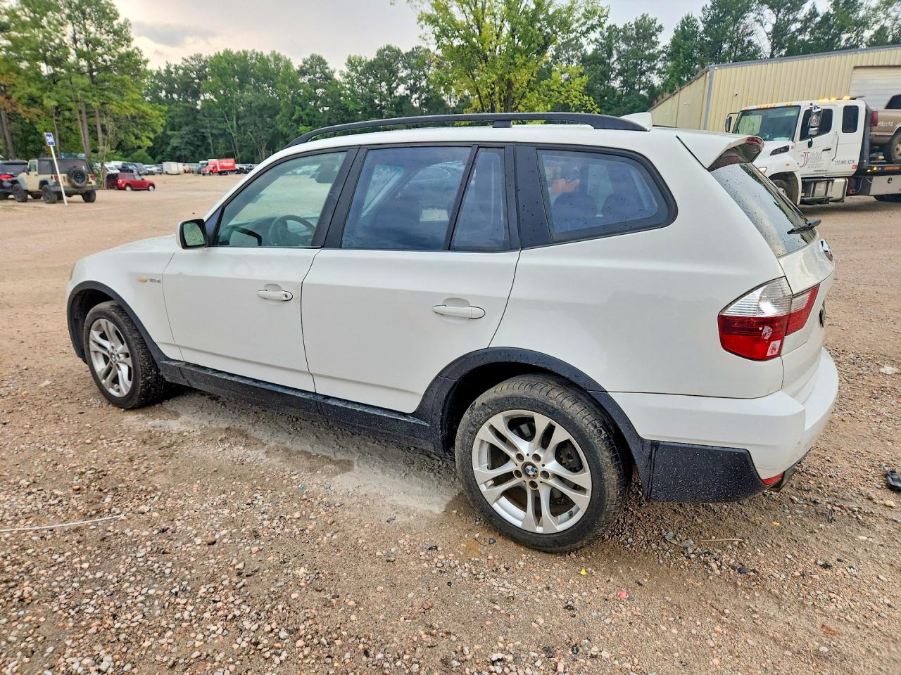 2007 Bmw X3 3.0si Белый vin: WBXPC93487WF28259