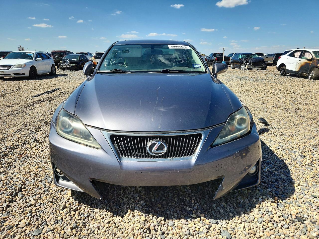 2012 Lexus Is 250 Серый vin: JTHBF5C21C5173694