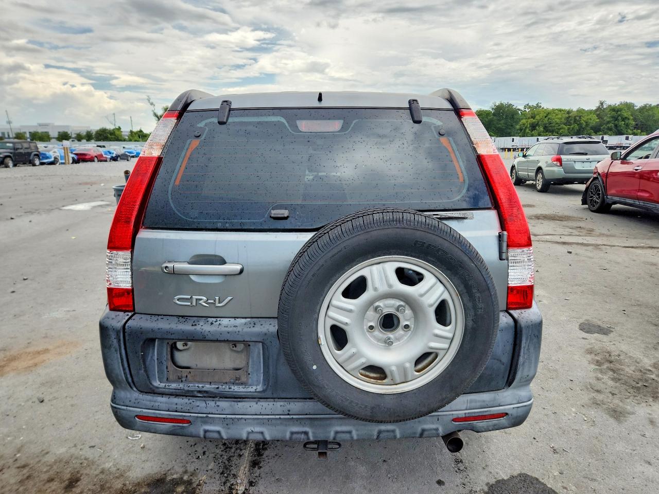 2005 Honda Cr-v Lx Silver vin: SHSRD78585U338137