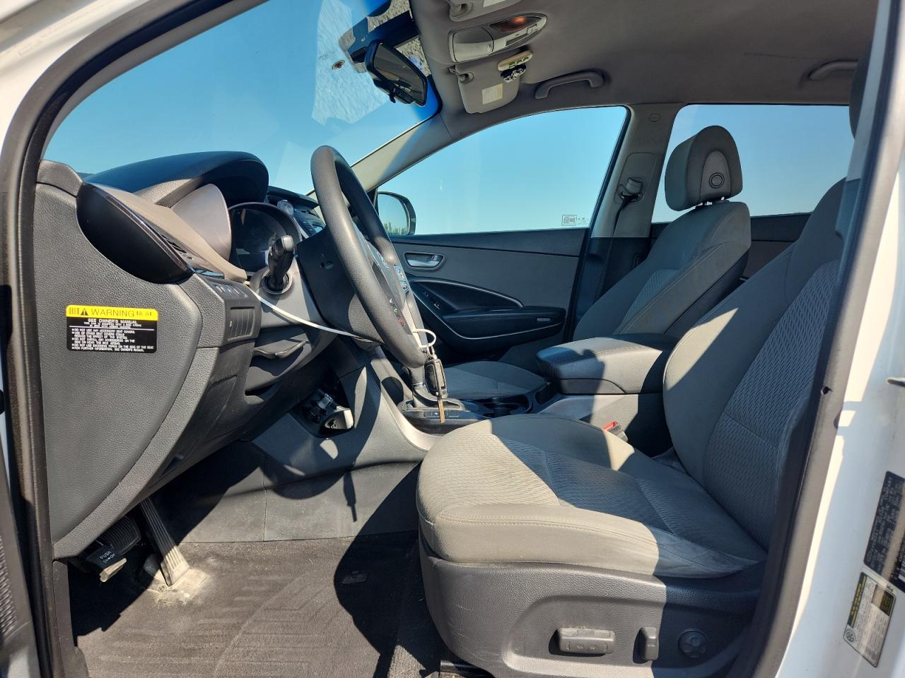 2015 Hyundai Santa Fe Gls White vin: KM8SM4HF0FU089000