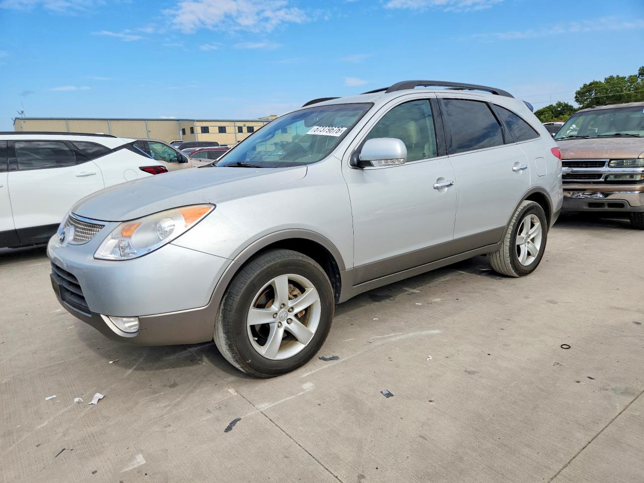 2011 Hyundai Veracruz Limited Silver vin: KM8NUDCC5BU146747