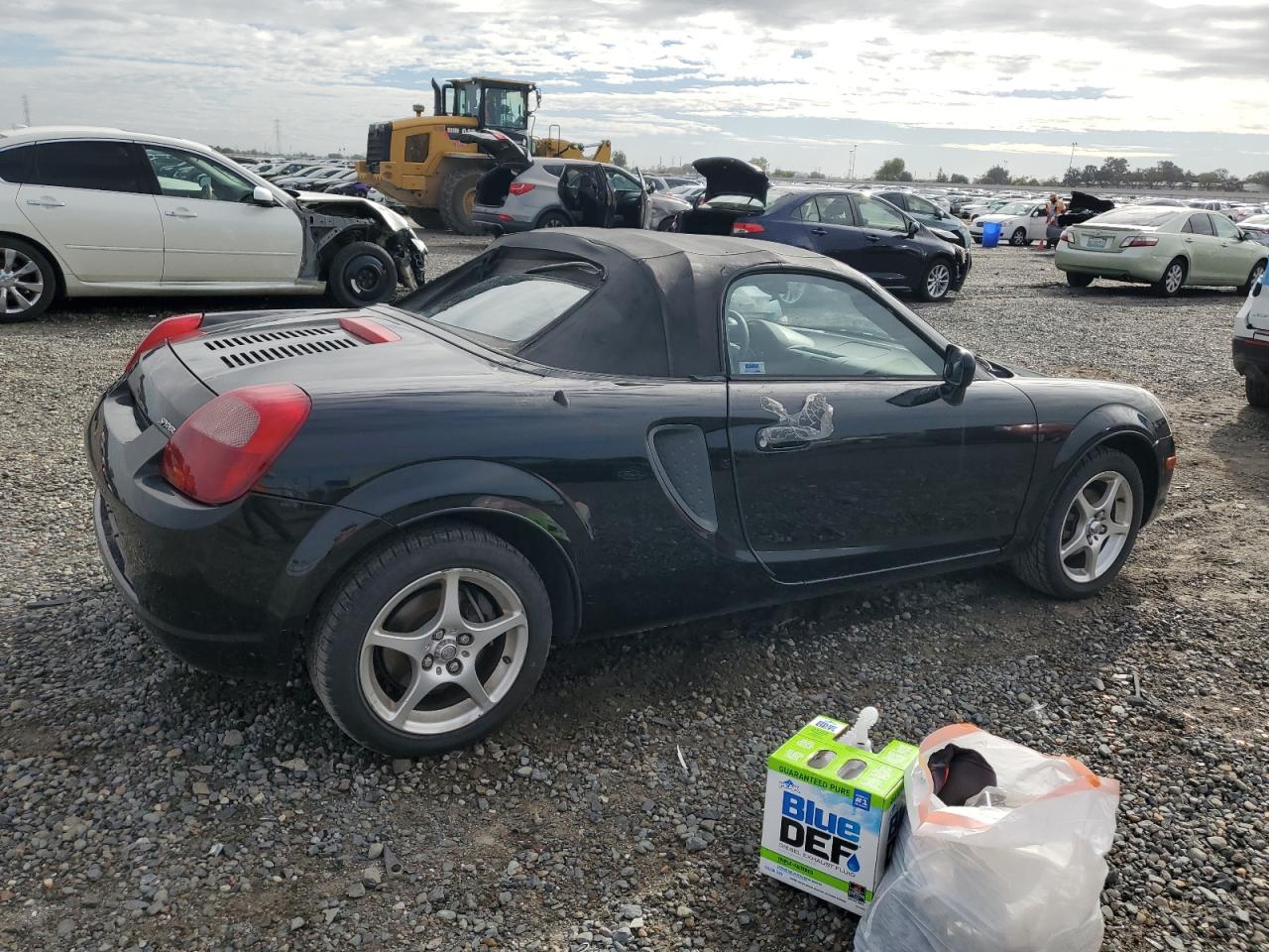 2000 Toyota Mr2 Spyder Black vin: JTDFR3203Y0022049