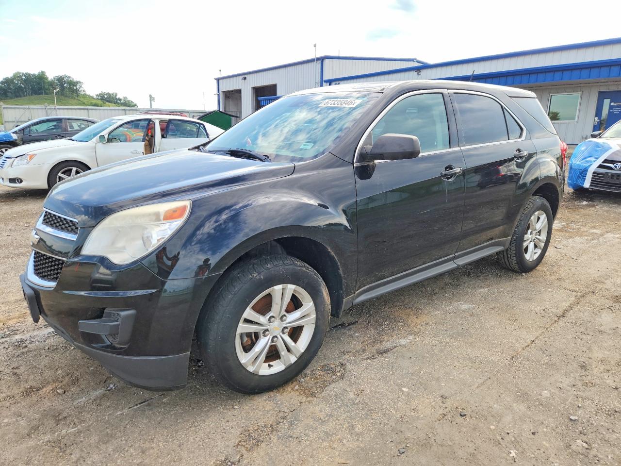 2015 Chevrolet Equinox Ls Black vin: 2GNALAEK3F1104031