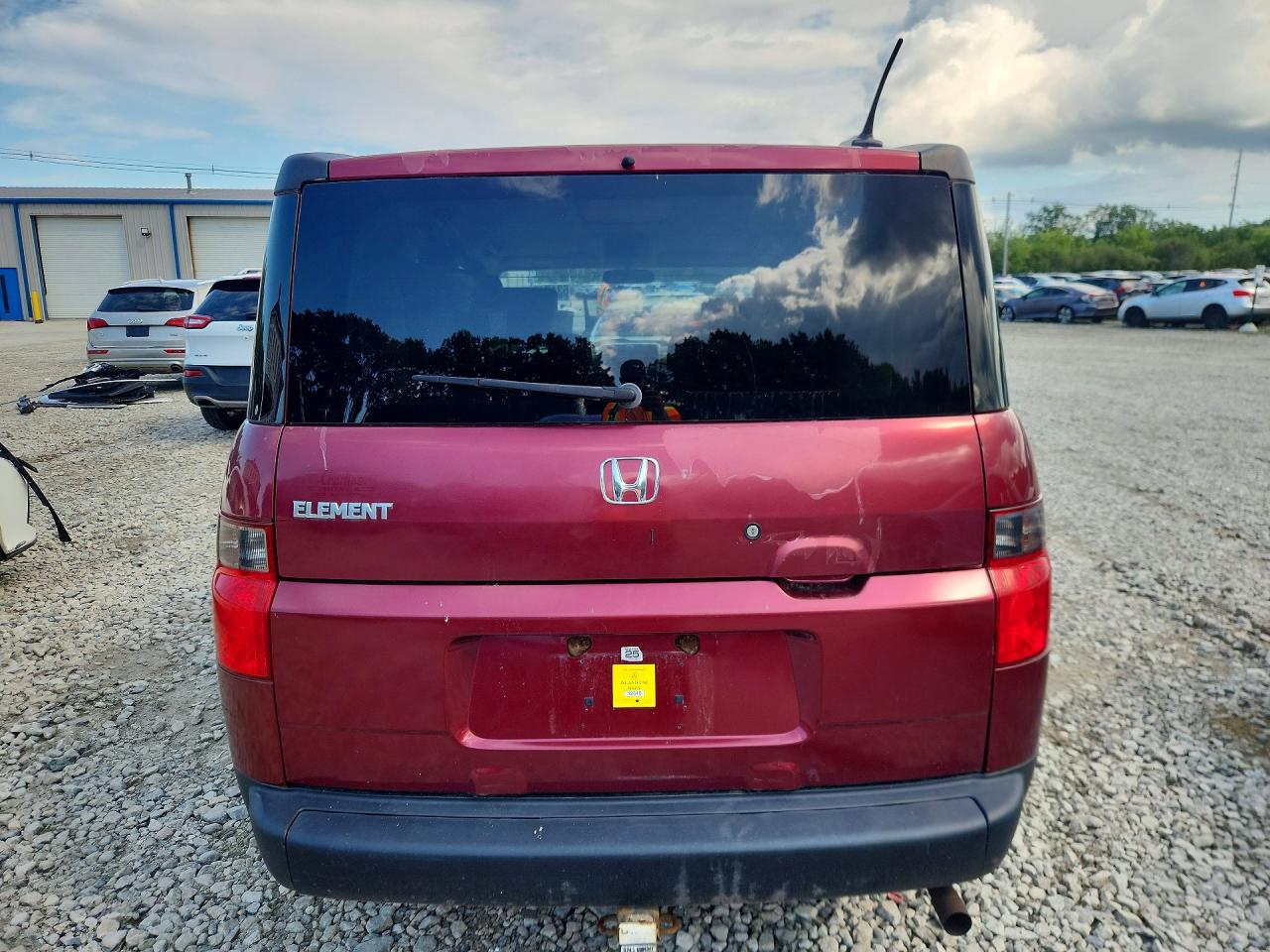 2007 Honda Element Ex Красный vin: 5J6YH27797L011074
