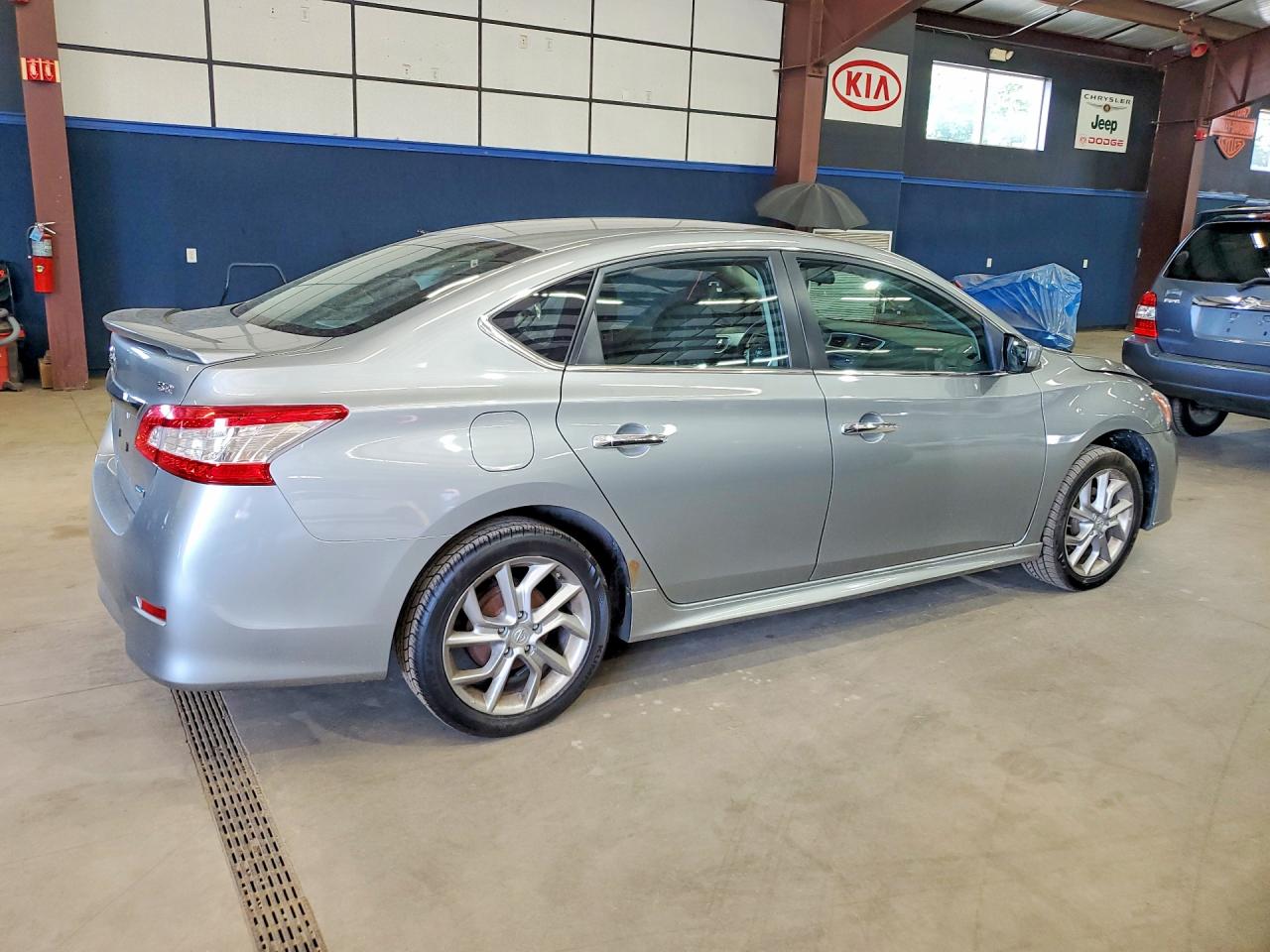 2013 Nissan Sentra S Gray vin: 3N1AB7AP0DL779012