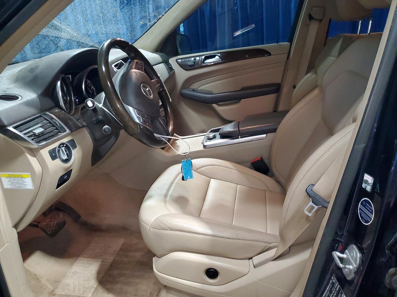 2012 Mercedes-benz Ml 350 4matic Blue vin: 4JGDA5HB4CA033322