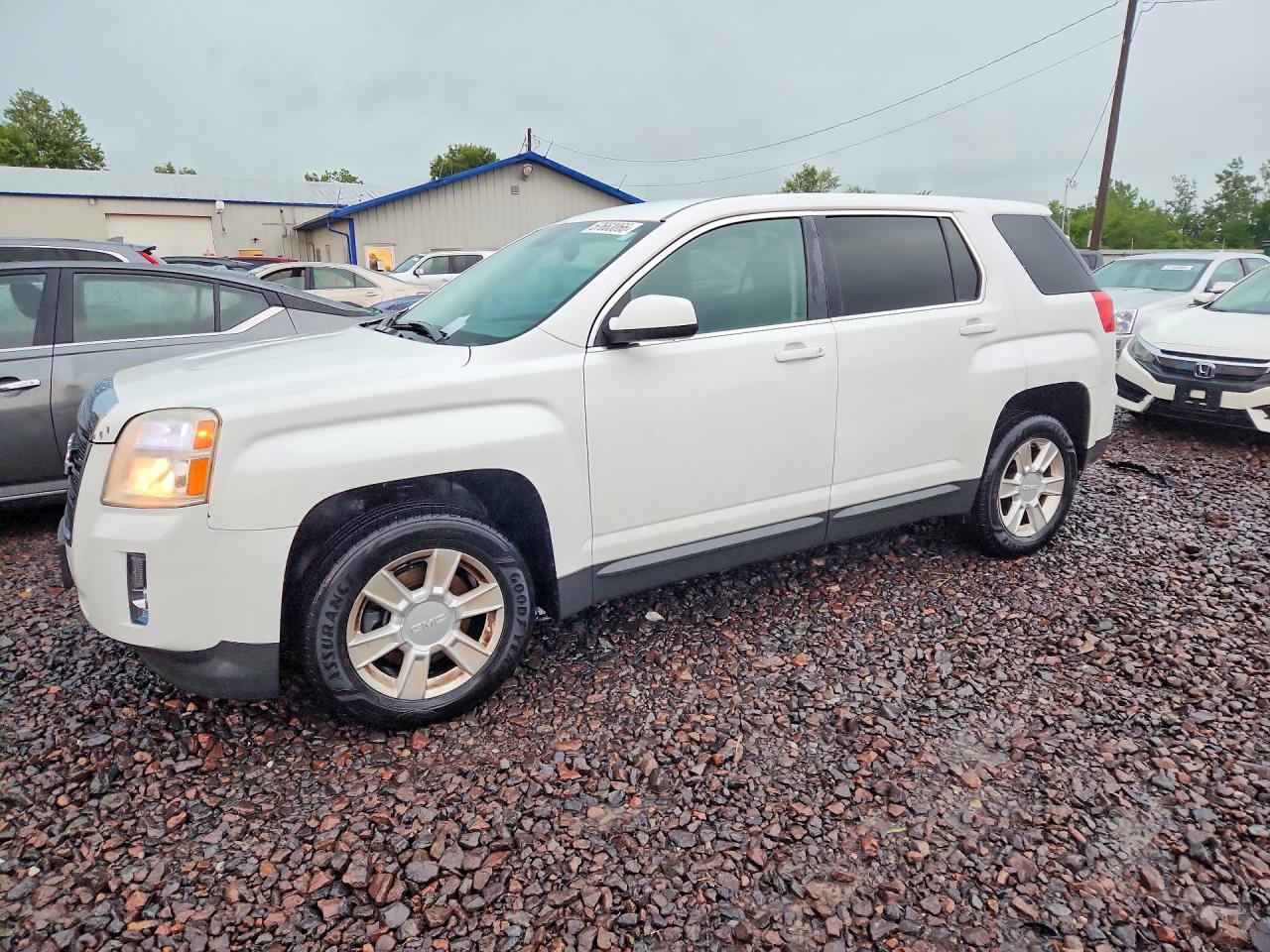 2013 Gmc Terrain Sle Белый vin: 2GKALMEK8D6398069