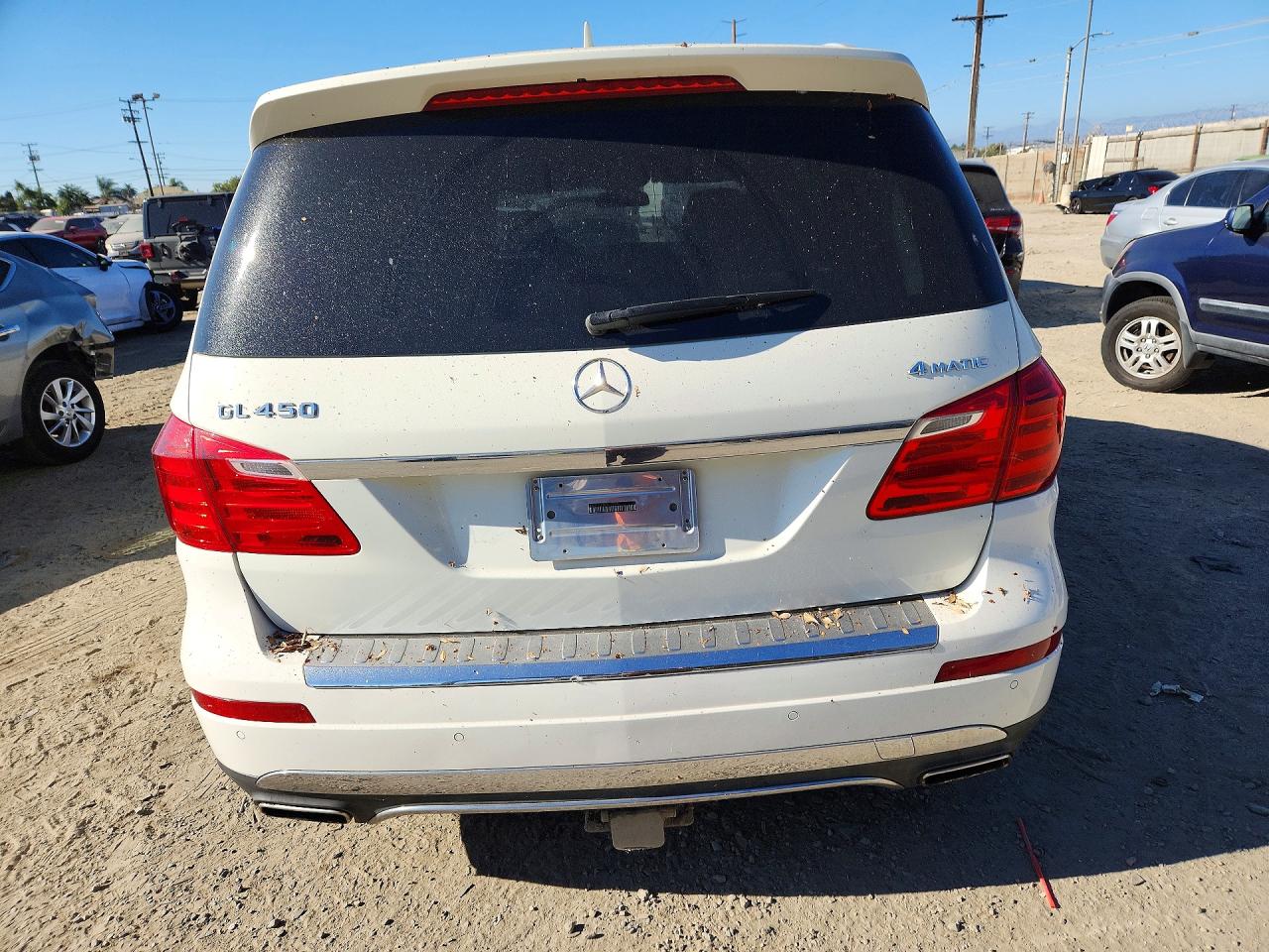 2013 Mercedes-benz Gl 450 4matic White vin: 4JGDF7CE0DA173335