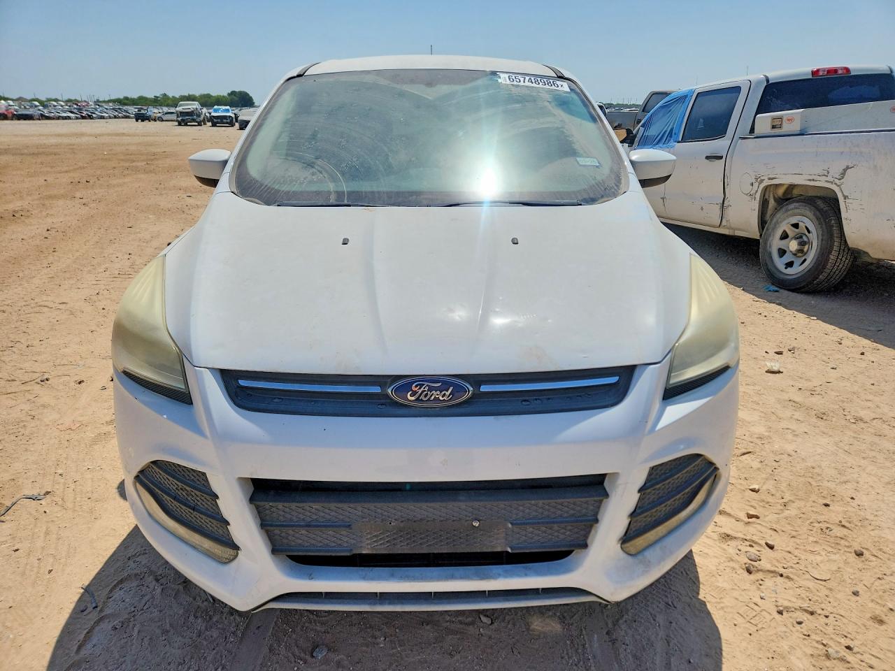 2014 Ford Escape Se White vin: 1FMCU0GX1EUA47439
