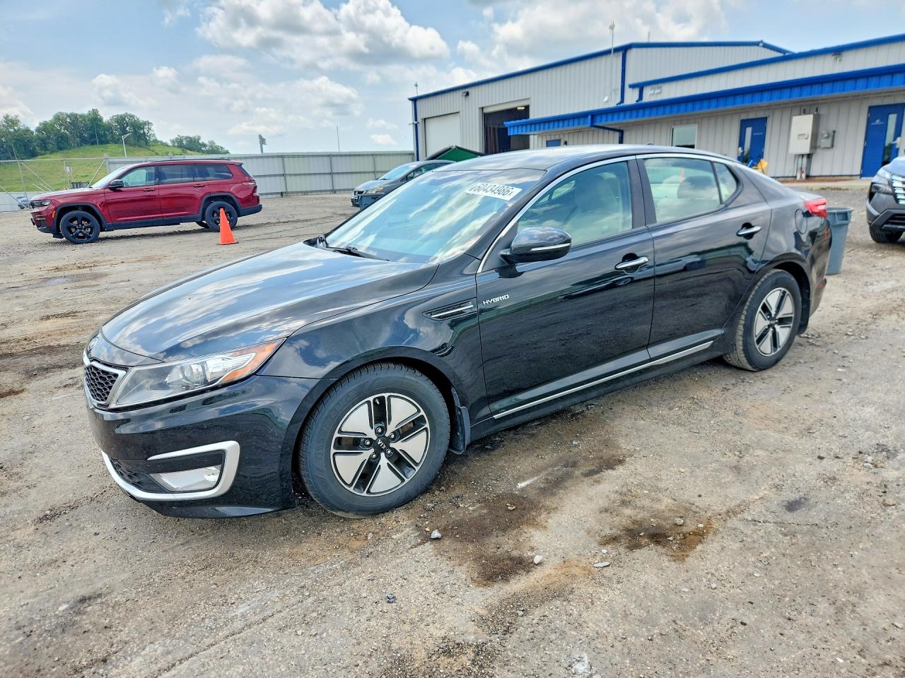 2013 Kia Optima Hybrid Black vin: KNAGM4AD2D5053820