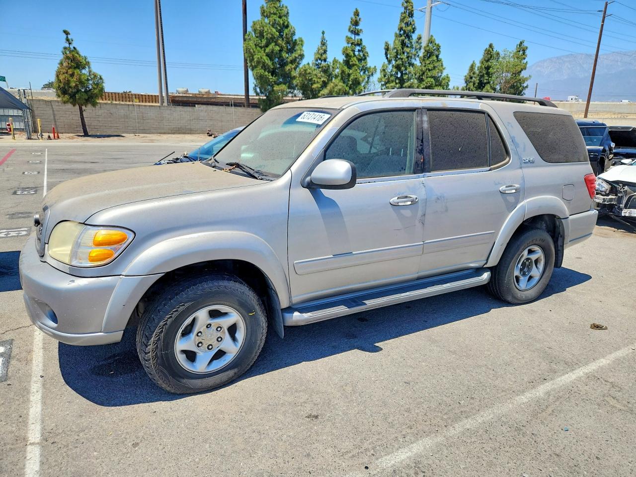 2001 Toyota Sequoia Sr5 Tan vin: 5TDZT34A71S020635