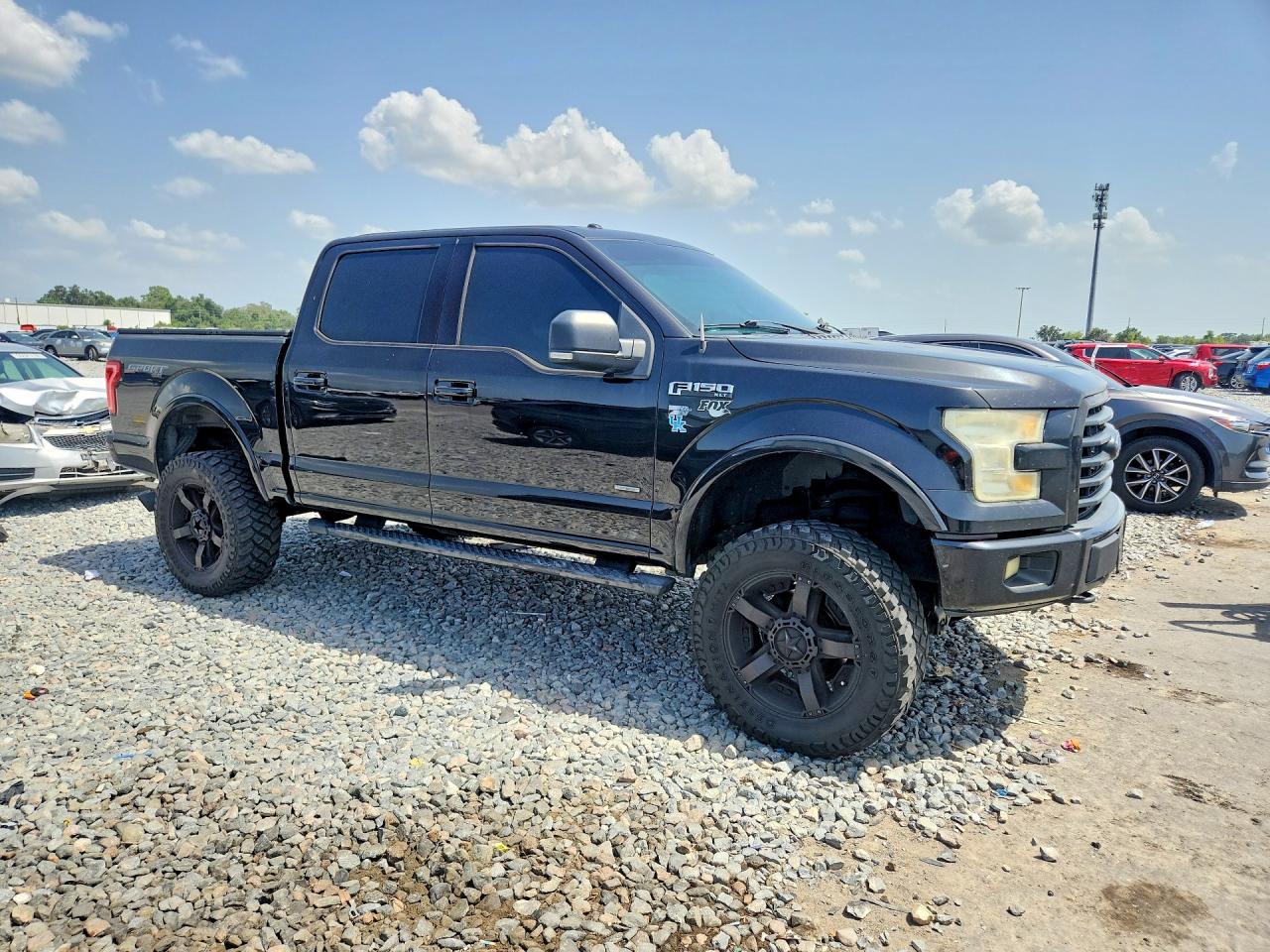2015 Ford F150 Supercrew Black vin: 1FTEW1EP7FKE07214