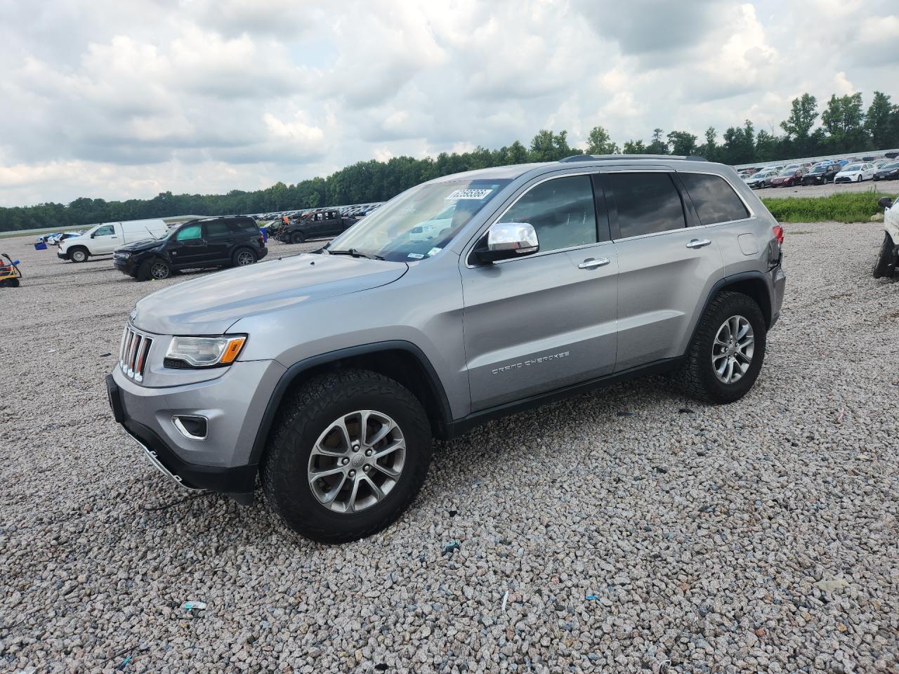 2015 Jeep Grand Cherokee Limited Silver vin: 1C4RJEBG6FC235344