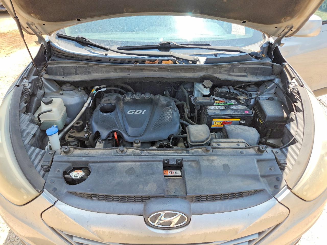 2015 Hyundai Tucson Se Серый vin: KM8JU3AG3FU073429