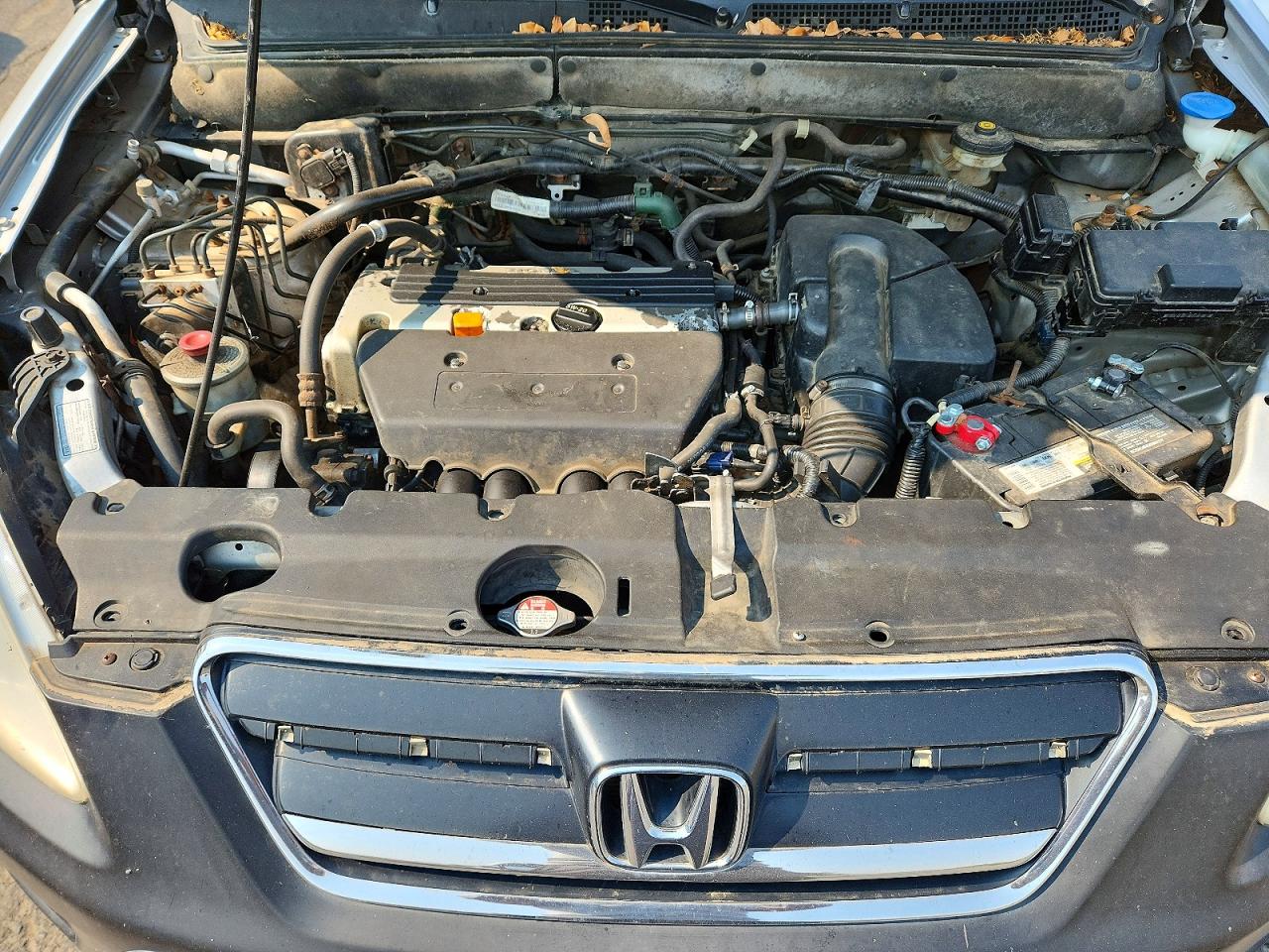 2005 Honda Cr-v Lx Silver vin: SHSRD78525U309328