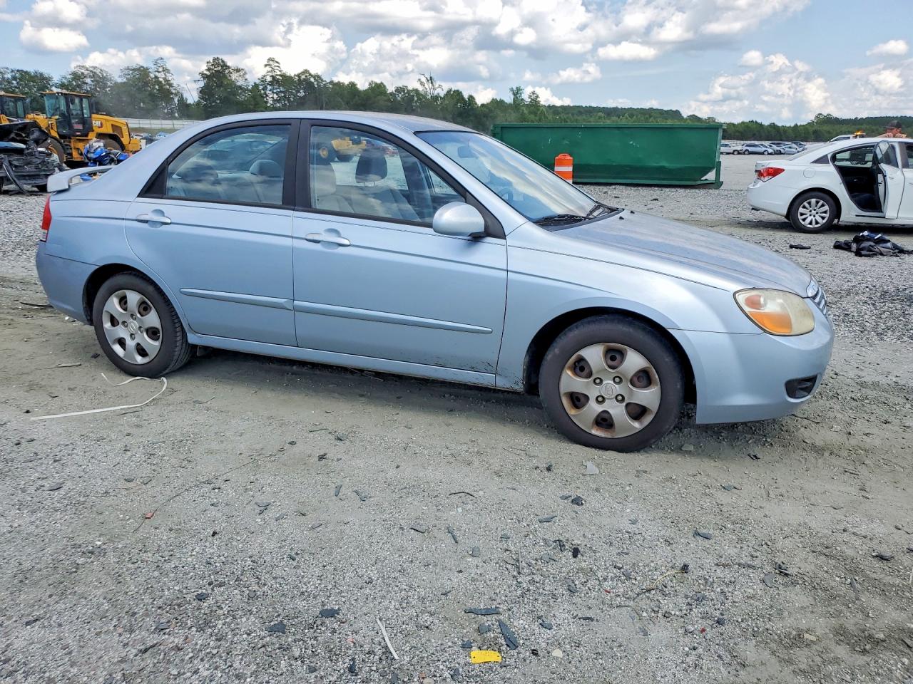 2008 Kia Spectra Lx Blue vin: KNAFE121085497277