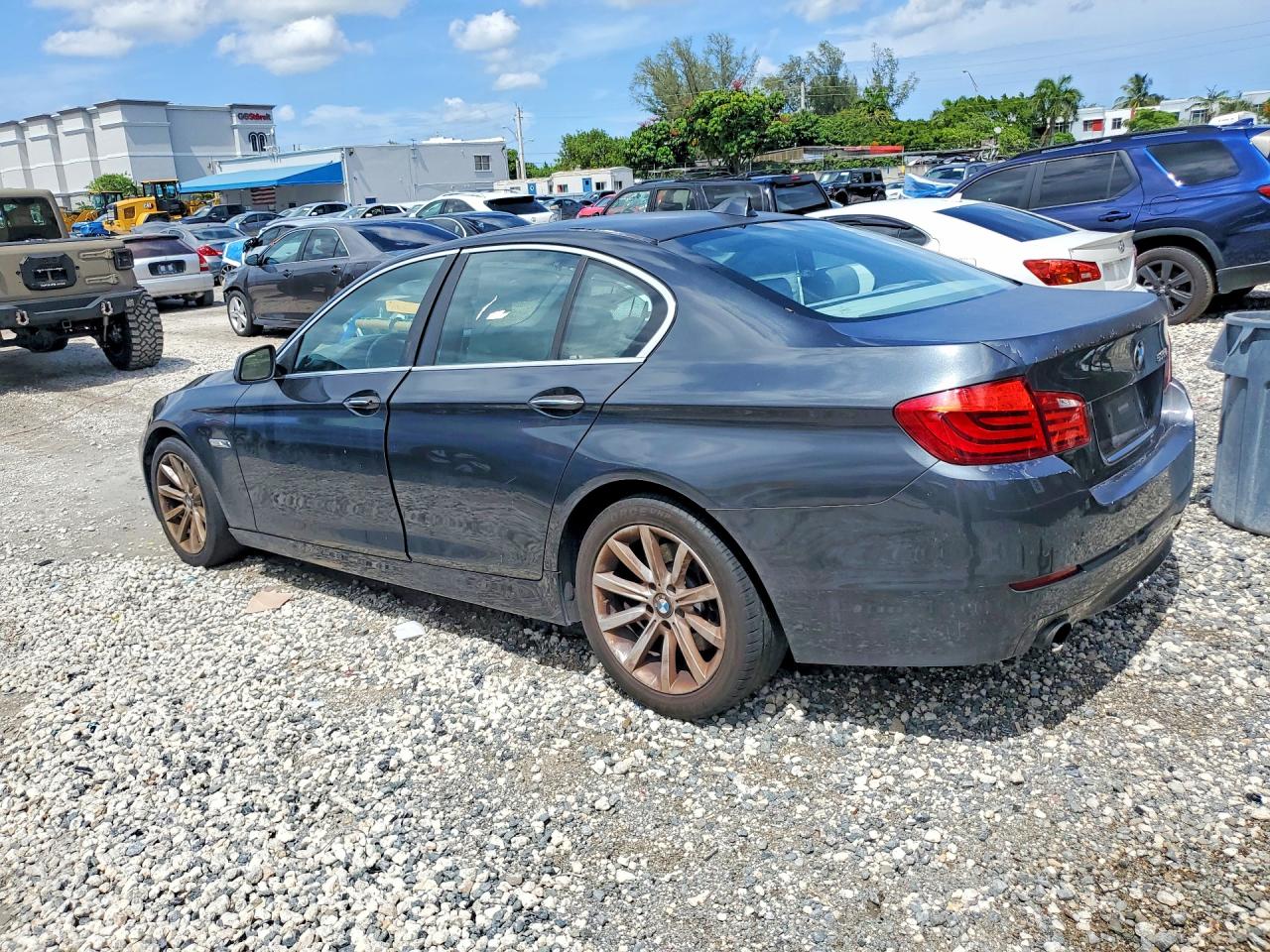 2011 Bmw 535 I Gray vin: WBAFR7C56BC604490