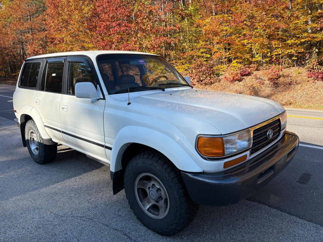 1996 Toyota Land Cruiser Hj85 White vin: JT3HJ85J1T0117272