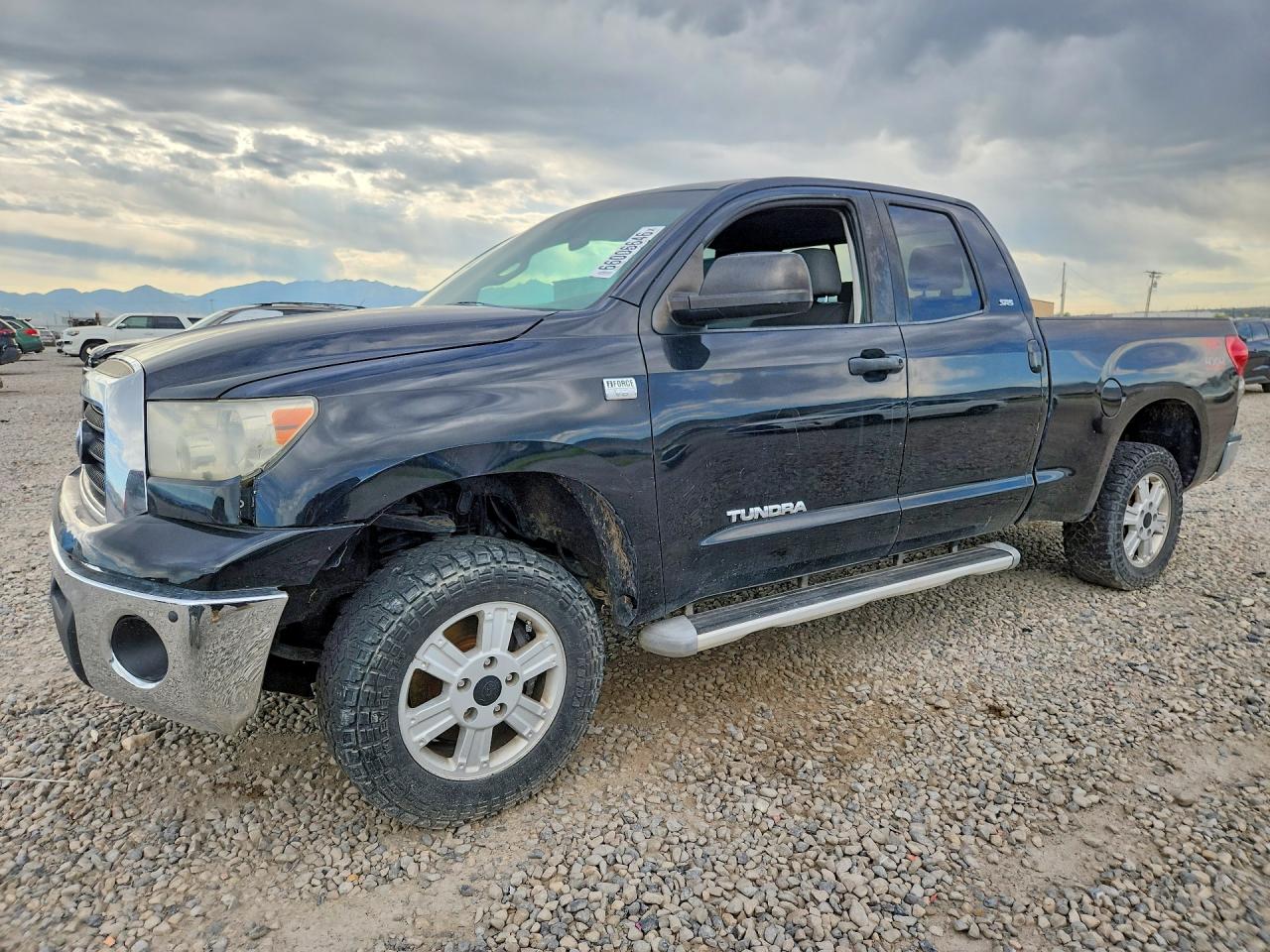 2007 Toyota Tundra Sr5 Black vin: 5TFBT54167X003986