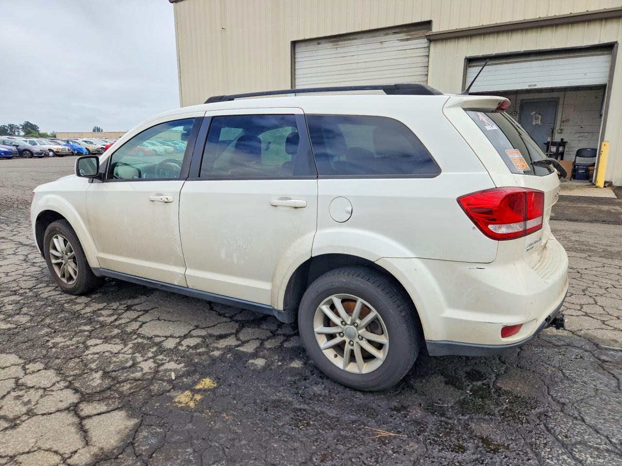 2014 Dodge Journey Sxt White vin: 3C4PDDBG8ET167916