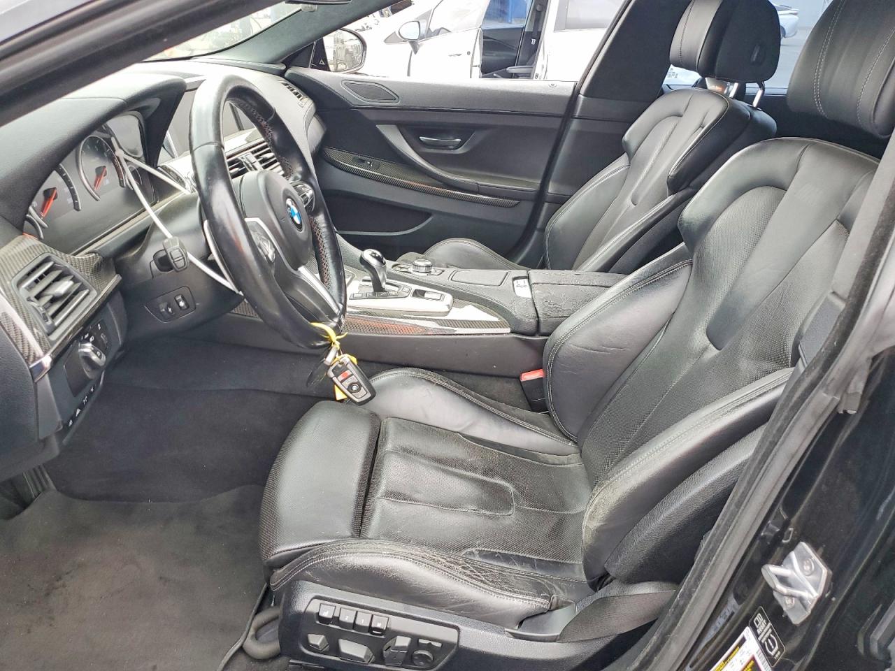 2014 Bmw M6 Gran Coupe Black vin: WBS6C9C51ED466705