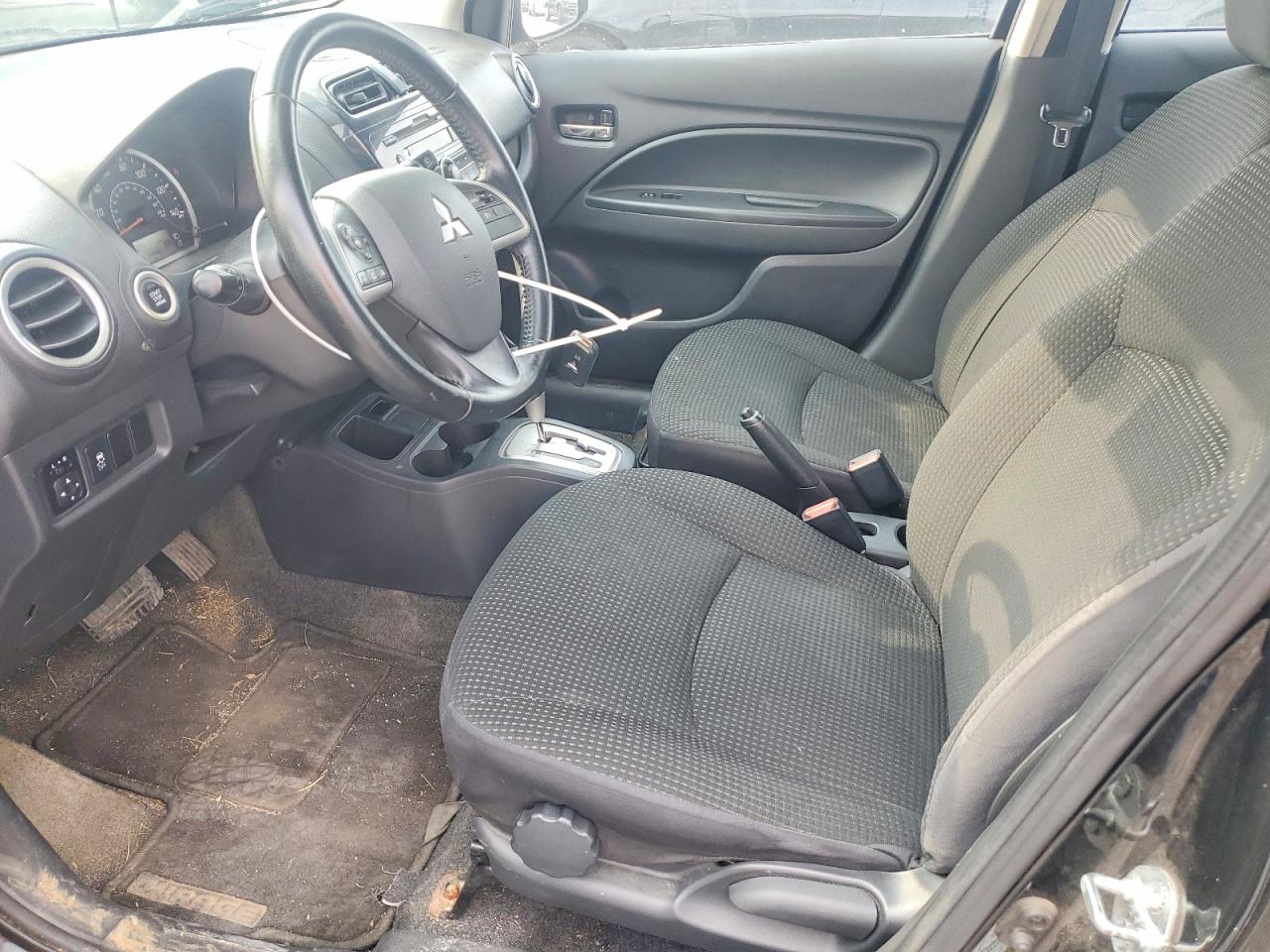 2015 Mitsubishi Mirage Es Black vin: ML32A4HJ9FH042528