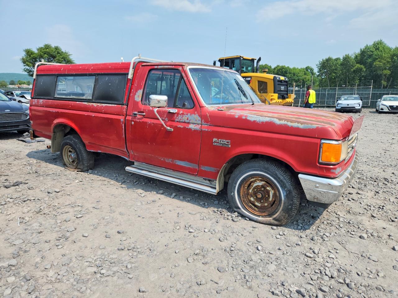 1988 Ford F150 Red vin: 1FTEF15Y3JNB74481