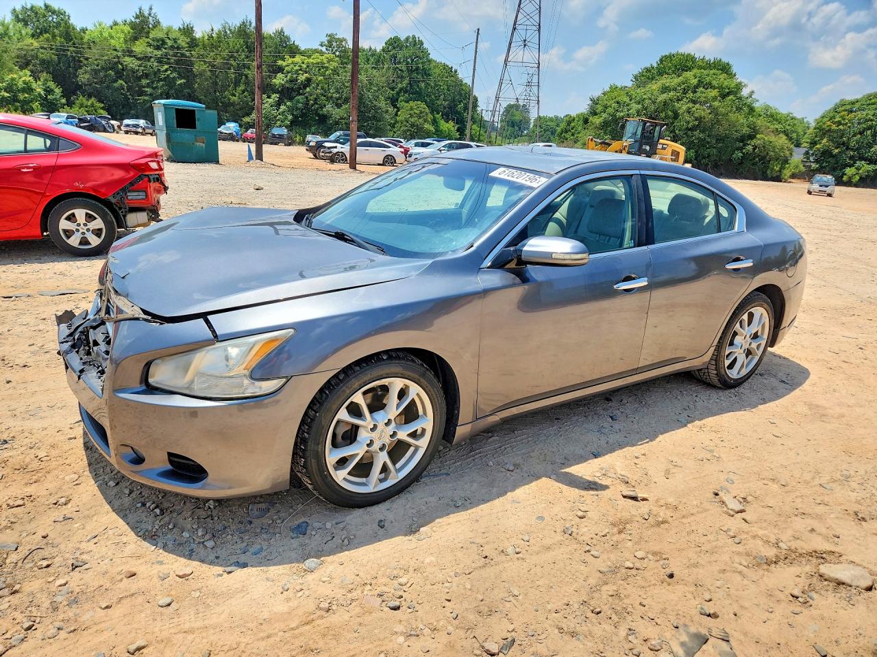 2014 Nissan Maxima 3.5 S Gray vin: 1N4AA5APXEC461681