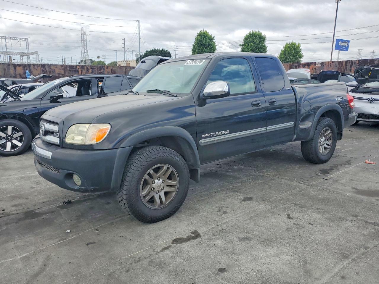2006 Toyota Tundra Access Cab Sr5 Black vin: 5TBRT34136S475904