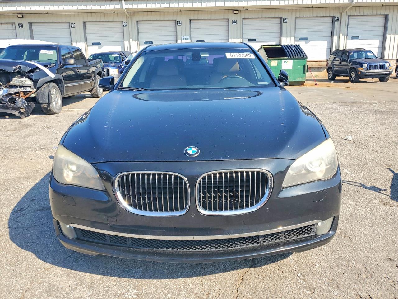 2010 Bmw 750 I Black vin: WBAKA8C55ACY35827