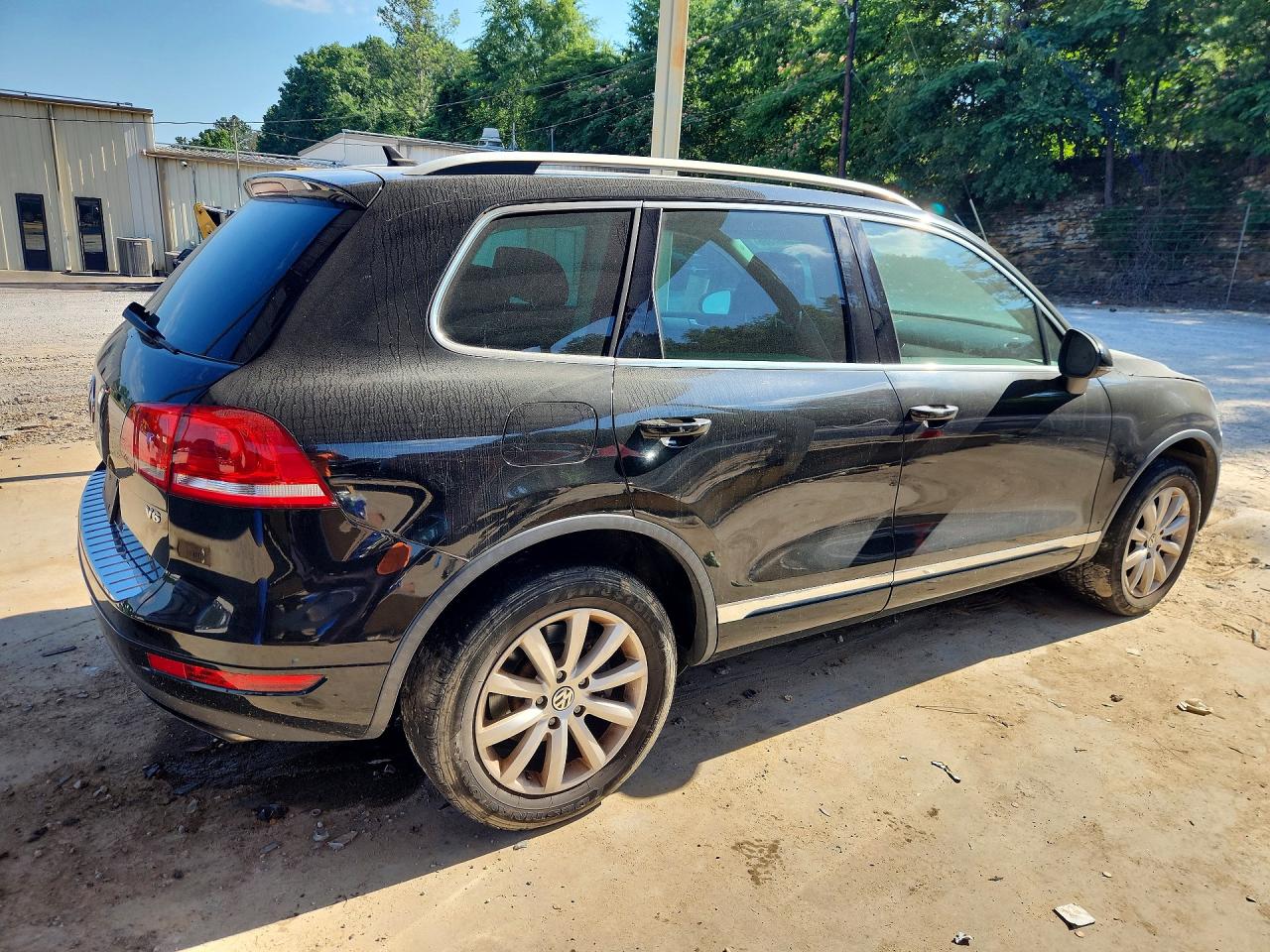 2012 Volkswagen Touareg V6 Black vin: WVGEF9BP0CD008157