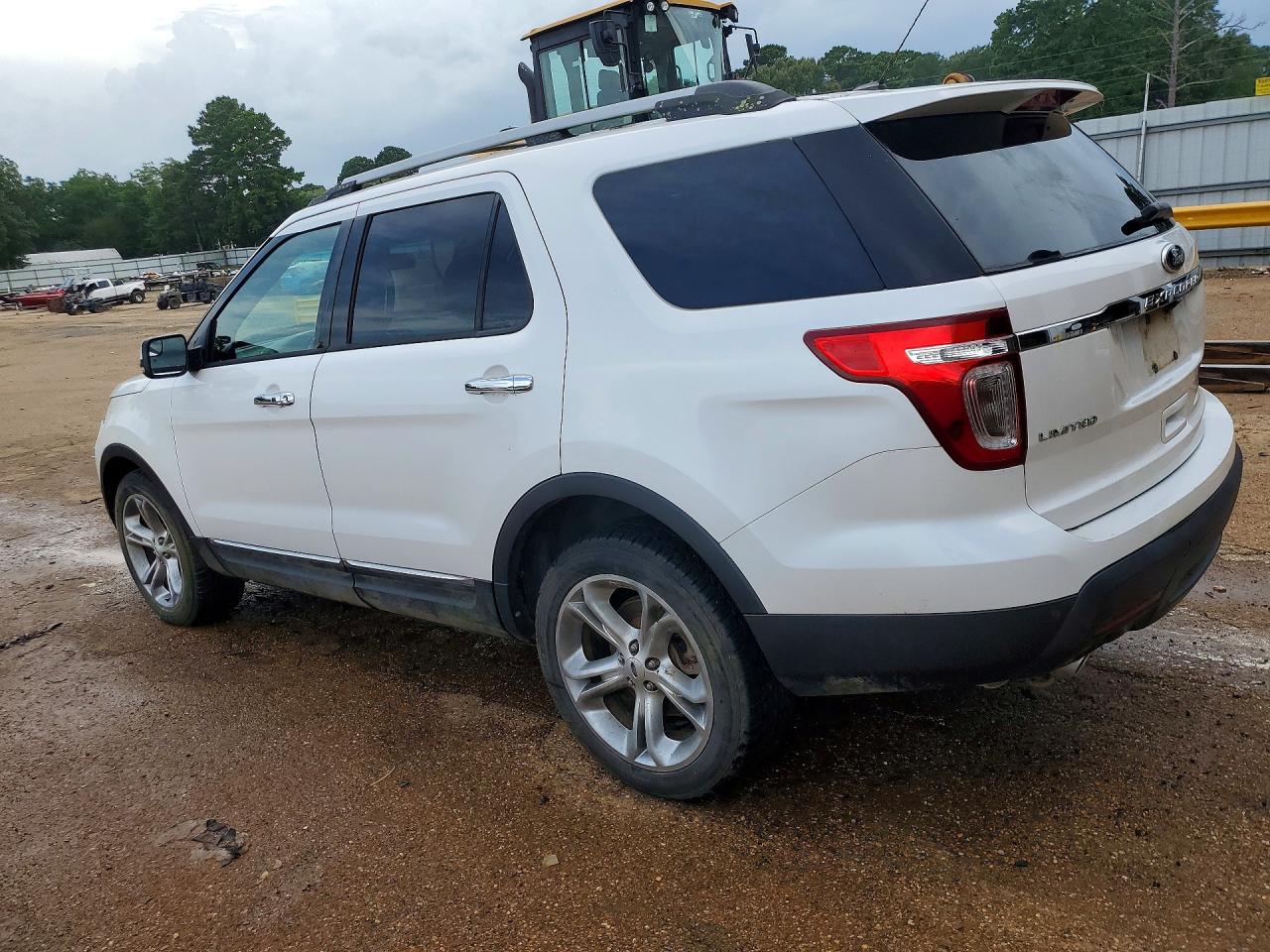 2013 Ford Explorer Limited White vin: 1FM5K8F87DGA64007