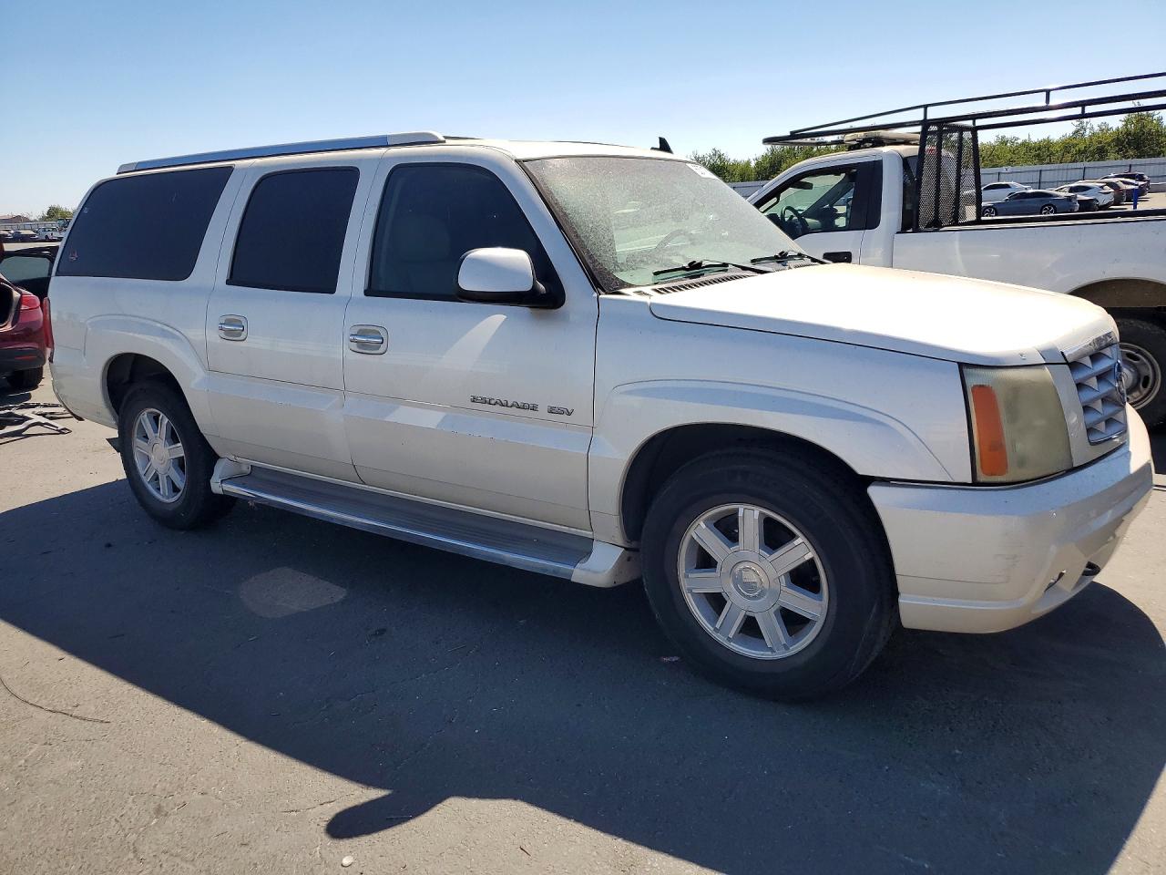 2006 Cadillac Escalade Esv White vin: 3GYFK66N86G101151